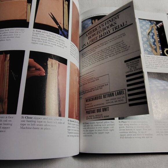 Singer Sewing For The Home Hardcover Book 1984 Sewing Reference Library - Picture 6 of 16